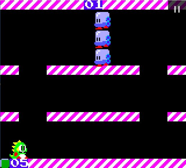 Bubble Bobble - Game Gear game screenshot (1994) by Taito